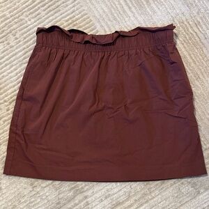Express Burgundy Mini Skirt